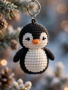 Crochet penguin story image cover