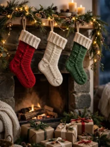 Crochet Christmas stocking